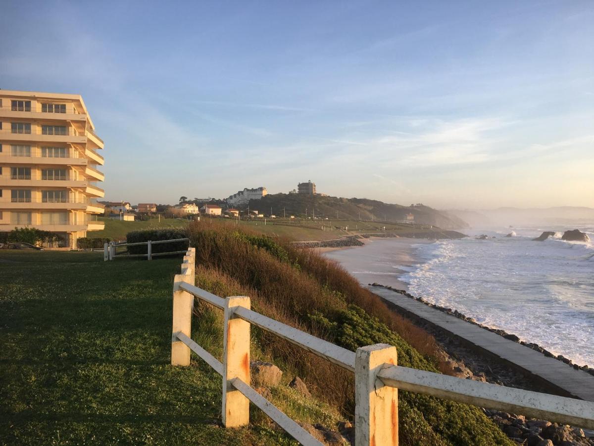 Studio Sur La Plage Vue Mer Piscine Biarritz Exteriér fotografie