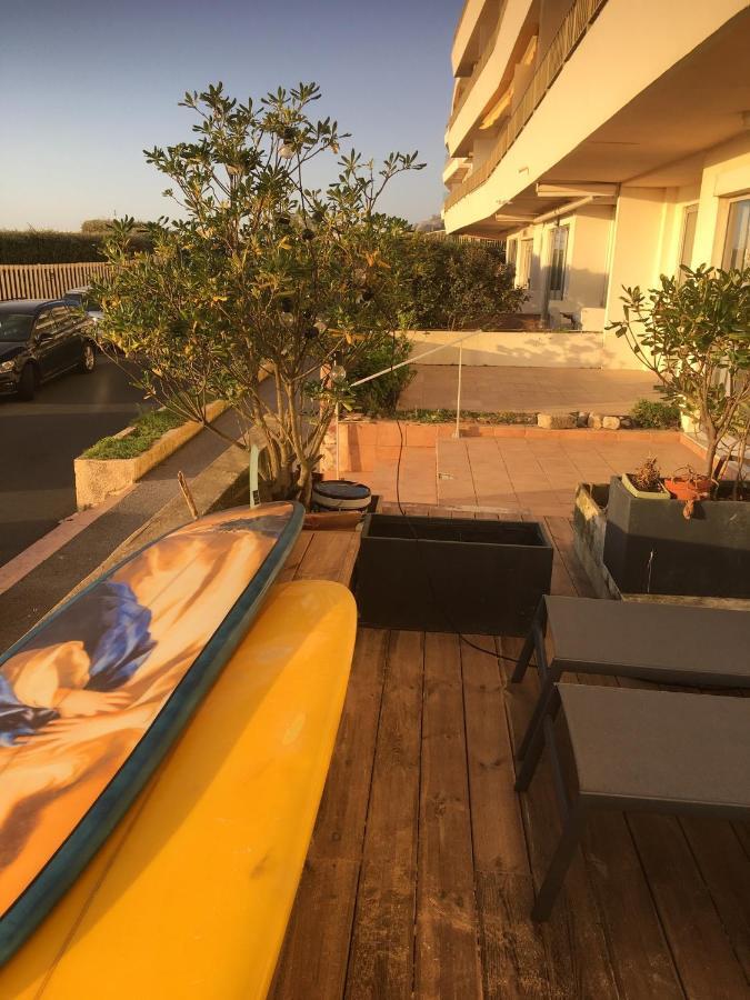 Studio Sur La Plage Vue Mer Piscine Biarritz Exteriér fotografie